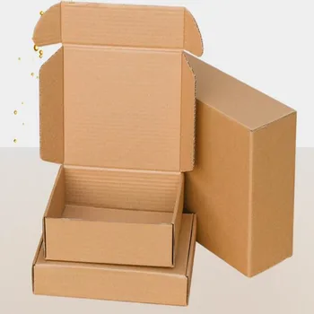 5kusů/lot Kraft Balení Box Strana Prospěch Dodávky Ručně vyráběné Mýdlo Čokoládové Bonbóny Skladování Krabičce Poštovní Papírové Krabice 20091301