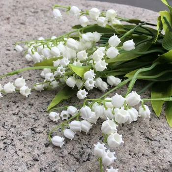 6ks/hodně Umělé Hedvábí, Hyacint Květiny S Listy Pro Svatební Dekorace Falešné Květiny Hyacint Květina Domácí Pokoj Garden Decor