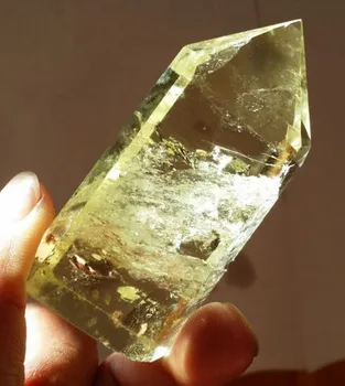70g přírodní citrín quartz crystal hůlka bod Hexagonální Hůlku, Léčba, léčení Kámen