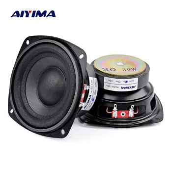 AIYIMA 2ks 4 Palcový 30W Přenosné Audio Woofer Reproduktor Mini Stereo 4 8 Ohm reproduktor Subwoofer Kompletní Nabídku Auto Roh Reproduktor DIY
