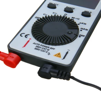 AN101 Digitální Mini Multimetr DC/ Napětí Aktuální Metr Kapesní Kapesní Voltmetr Ampérmetr Tester s Test Vede 10*55*10 mm