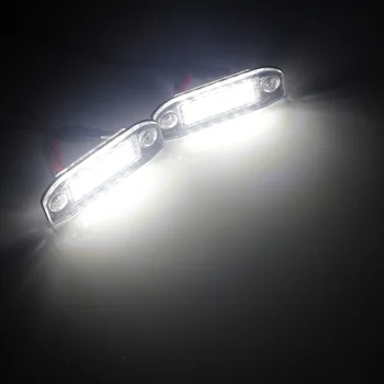 ANGRONG Xenon LED Licence spz, Světla Canbus Pro Volvo V50/60/70 S40/60/80 XC60/40/90