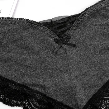 ATTRACO Dámské Tanga Krajkové spodní Prádlo V String Kalhotky Tanga Kalhotky Bavlněné 4 ks Hot Prodej Dropshiping