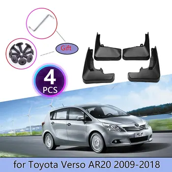 Auto Blatníků Pro Toyota Verso AR20 2009 2010 2011 2012 2013 2016 2017 2018 Plášť Klapky Splash Mudflap Příslušenství