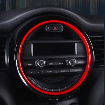 Auto interiérové Dekorativní červená ABS plast nálepka Pro BMW MINI ONE COOPER S JCW F54 F55 F56 F57 F60 COUNTRYMAN Styling Příslušenství
