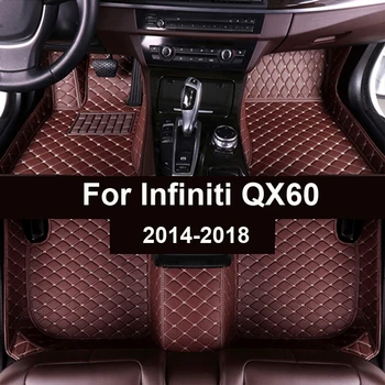 Auto koberečky pro Infiniti QX60 2016 2017 2018 Vlastní auto nohy Podložky automobilové koberce kryt
