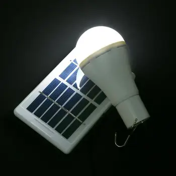 Auto Na Off 12W LED Solární Panel Žárovka Dálkového Ovládání Camping Nouzové Světlo, USB Dobíjecí Stan Lucerna SOS Baterku