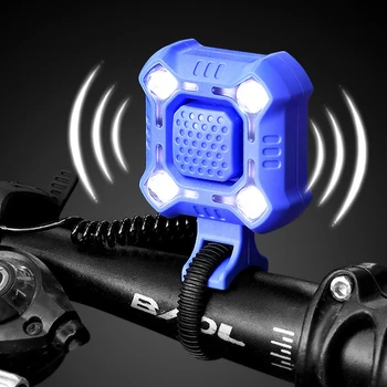 BASECAMP Elektrické Kolo Bell USB Nabíjecí 140 db Nepromokavé Roh Cyklistika Roh Světlo Světlomet Kolo Zvonek Příslušenství