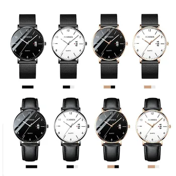 Belushi Pánské hodinky top Luxusní Business Casual Náramkové Hodinky Muži Vodotěsné Sportovní Quartz Pánské Hodinky Tenké Relogio Masculino