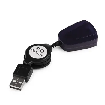 Bezdrátová Myš Dálkové Ovládání Správce USB Přijímač IR Dálkové Ovládání pro Loptop PC počítač Center systému Windows 7 8 10 Xp Vista
