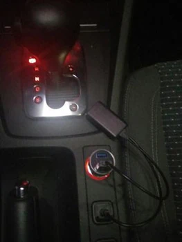 Biurlink 10ks autorádia Příslušenství AUX USB 5V-12V Adaptér Bluetooth pro Volkwagen, BMW Peugeot