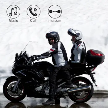 BT-S3 1000M Motocykl BT Interphone Motorce Helmu Bezdrátový Intercom FM Headset Přenosný Mini Interphone