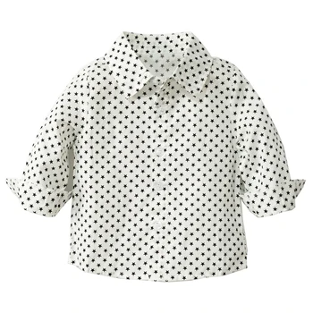 Chlapecké Oblečení Trochu Gentleman Vesta + Hvězdy, Košile + Kalhoty Děti Narozeninové Obleky Děti Dětské věci Dětské Svatební Sady