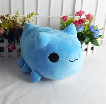 Chyba kočka capoo hračka Anime Bugcat Capoo modrá kočka červ plyšové cosplay panenka plněná polštář 15/30cm pro dárek