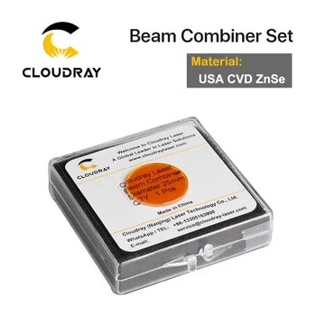 Cloudray Beam Slučovač Sada 20/25mm ZnSe Laser Beam Slučovač + Mount + Laserové Ukazovátko pro CO2 Laserové Gravírování Řezací Stroj