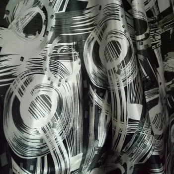 Craft Dekorace Charmeuse Abstraktní Geometrie Čepice DIY Tilda Podšívka Materiál Lesklý Polyester Fabric