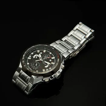 DEEPRED NOVÉ Pánské Quartz Náramkové hodinky Chronograf z Nerezové Oceli Náramkové Hodinky, Pánské Sportovní Hodinky