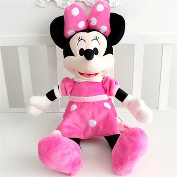 DISNEY 30 cm 40 cm Minnie Mouse dívky plyšové hračky roztomilý chlapec panenky Děti Dárek k Narozeninám