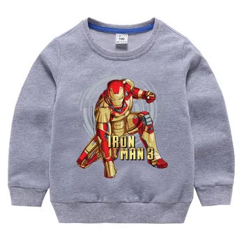Disney Avengers Marvel Superhrdina Iron Man Mikiny Karikatura Chlapci Mikina Děti Teplákových Souprav Batole Děti Mikina Svetr Top