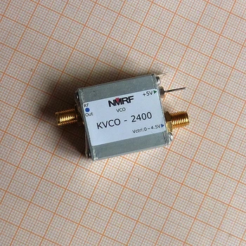 Doprava zdarma KVCO-2400 2.4 G RF mikrovlnná trouba napětím řízený oscilátor VCO, zamést zdroj signálu, generátor signálu snímače