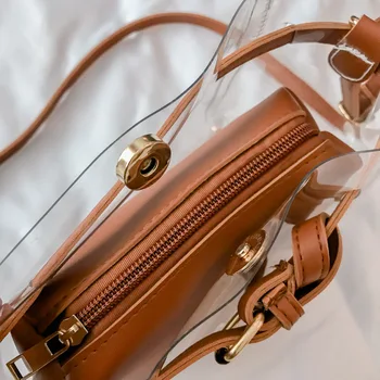 Dámské kabelky 2020 Nové PVC jasné, taška bolsas Módní Ženy Transparentní Tašky přes Rameno Dámy Messenger bag Kabelky sac hlavní femme