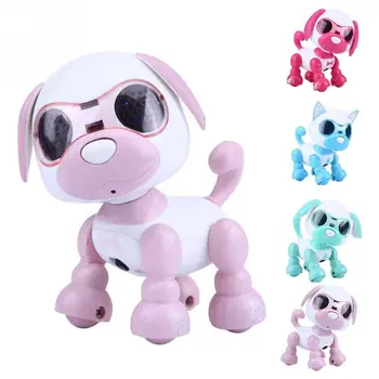 Dítě, Hračka, Dítě, Robot Pes, Pet Hračka Interaktivní Chytré Děti Robotické Pet Pes Chůzi LED Oči Zvuk Štěně Záznam, Vzdělávací Hračky, Dárky