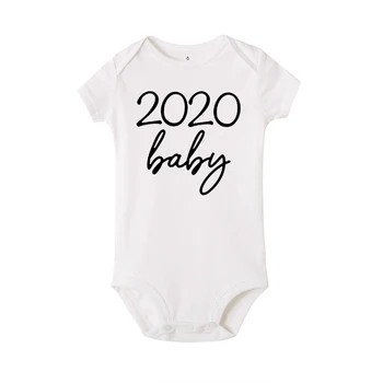Dítě Přichází 2020 Prohlášení Dětské Rompers Novorozence Unisex Již Brzy Topy Kombinézu Chlapci Dívky 2020 Oblečení, Móda