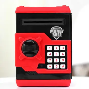 Elektronické Piggy Bank ATM Mini Heslo Peníze Box Bezpečnostní Žvýkání Hotovost, Mince, Úspory Box Automatické Uložení Bankovek, Děti Dárek