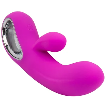Erotické Silikonový Rabbit Vibrátor 12 Režimy Silný Klitoris Stimulátor Vodotěsné G Spot Vibrátor Vibrátor Dospělý Sex Hračky pro Ženu