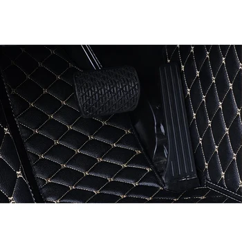 Flash kůže mat auto podlahové rohože pro Maserati Ghibli 2016 2017 2018 2019 Vlastní auto nohy Podložky automobilové koberce kryt