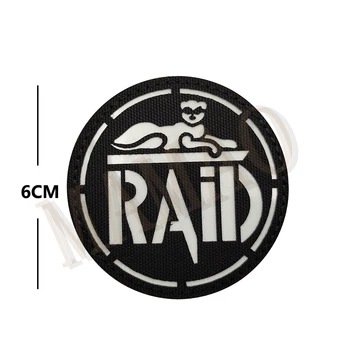 FrenchGendarmerie IR RAID Infračervené Hák&Smyčky Reflexní Patch, Nové Technologie, Taktika bojového Ducha Armband Rameno Odznak