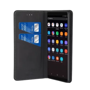 GEBEI Luxus pro Samsung Galaxy S8 S8 Plus Pouzdro PU Kůže Flip Wallet Pouzdro pro Galaxy S9 S9Plus Sloty pro Karty Stojan Magnetický