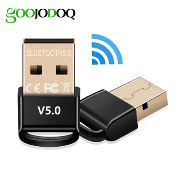 GOOJODOQ USB Bluetooth 5.0 Dongle Přijímač Vysílač Mini Adaptér Bezdrátové Bluetooth Hudební Audio pro PC Reproduktoru Počítače