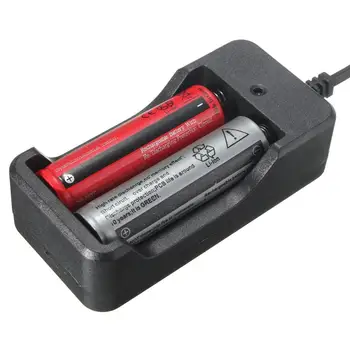 GTF 18650 baterie, nabíječka US/EU Plug Vstup 100V-240V Dual 18650 nabíječka Pro 2KS 18650 Dobíjecí Li-Ion Baterie