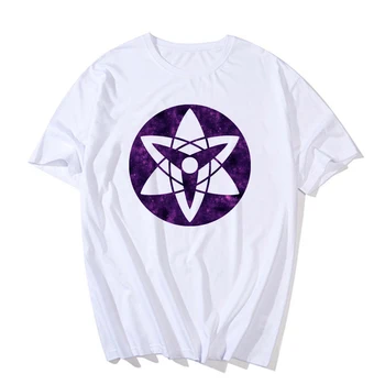 Harajuku Legrační Oblečení Bílé O-neck Casual Dámské Topy Trička Trička dámská trička 2020 Unisex Naruto Tisk Nejvyšší Ženské T-shirt