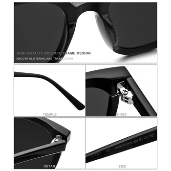 HEPIDEM Zbrusu Nové korejské Ženy Jemný Design sluneční Brýle Cat Eye sluneční Brýle Muži Nadrozměrné Sluneční brýle pro Ženy gm Jacku, Ahoj