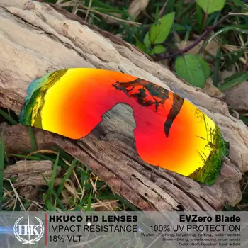 HKUCO Náhradní Čočky Pro EVZero Blades sluneční Brýle Červené Polarizované