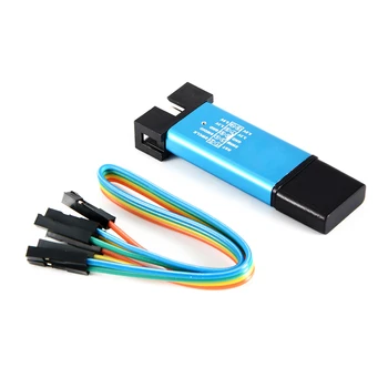 Hliníkový Mini USB Emulátor Downloader STM8 STM32 pro STLink ST-Link V2 Náhodné Barvy