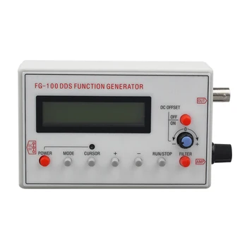 Hot FG-100 DDS Funkce Generátoru Signálu FG 100 DDSFrequency Pult 1Hz - 500KHz