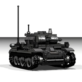 Hot lepining vojenské druhé světové VÁLKY technic vozidla německé armády Válečný vůz Vojsko, zbraně, cihly vh model, Stavební Bloky hračky pro dárek