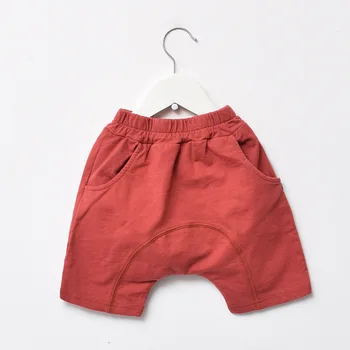 Hot Prodej Děti, Kalhoty pro chlapce šortky baby dívky letní kalhoty módní pevné zelené, žluté, děti, ležérní kalhoty 2020 90~130