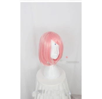 Hot style Haruno Sakura Krátké Růžové Stylizovaný Vlasy S Čelenkou, Tepelně Odolné Cosplay Paruky Anime Naruto Kostým Paruky + Čepice Paruka