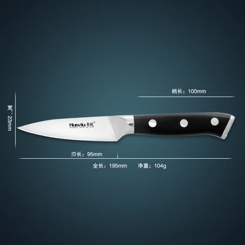 Huiwill Vysoce Kvalitní 2ks Japonské AUS-8 Uhlíkové Oceli Santoku Kuchyňský Nůž Sada Krájení Zeleniny nůž
