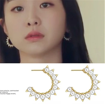 Hvězda Styl 2020 nové módní Střapec Náušnice Li Tai Yuan korejské Drama Elegantní a kvalitní Náušnice