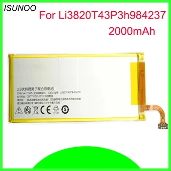 ISUNOO 2000mAh Li3820T43P3h984237 Baterie Pro ZTE Nubia Z5S mini NX403A Baterie