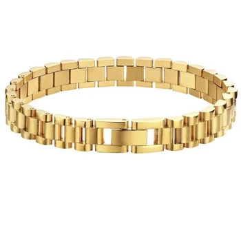 J. hangke Vysoce kvalitní pozlacené nepravidelné Sladkovodní Perlový Náramek náramek Pro Ženy muži Zlaté Šperky Řetěz Náramky