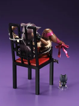 Japonské Anime Objetí Sexy Kočka Holka Údaje Chu-ka na Neko A Židle PVC Akční Obrázek Anime Sexy Gril Sběratelskou Model Hračka Panenka