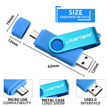 JASTER USB flash disk OTG high Speed disk 64 GB 32 GB 16 GB 8 GB 4 GB externí úložiště dvojí Použití Micro USB