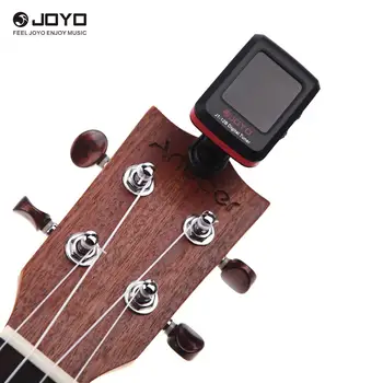JOYO JT-12B Digitální LCD Clip-on Tuner pro Elektronické Akustická Kytara Basa Housle, Ukulele