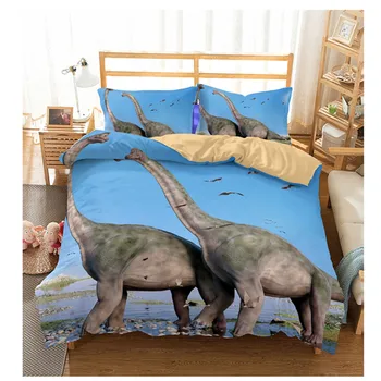 Jurský Park 3D Dinosaurus Postel Chlapci Lůžkoviny Dětské Povlečení Sada Postele Peřinu AU, EU, Jeden pro Mládež, Povlečení